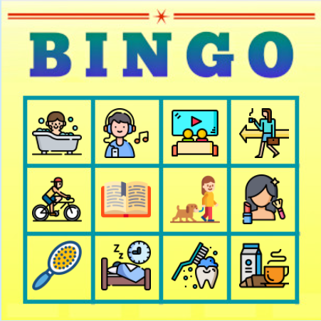 an image of a bingo card