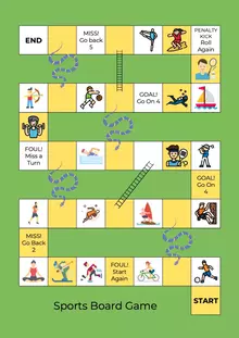 ESL Sports Vocabulary Board Game (teacher made) - Twinkl